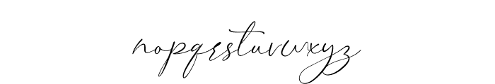Wistania Font LOWERCASE