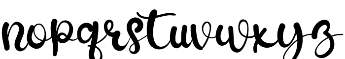 Wister Brown Font LOWERCASE