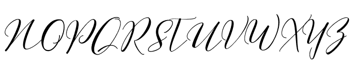 Wisteria Font UPPERCASE