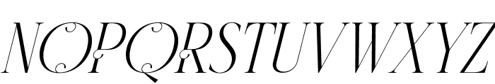 Wistern Italic Font LOWERCASE