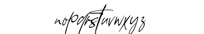 WistoniaSignature-Regular Font LOWERCASE