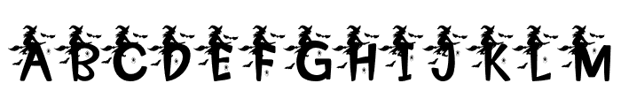 Witch Broom Font UPPERCASE