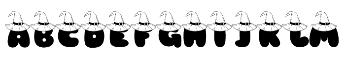 Witch Party Font LOWERCASE