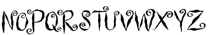 Witch Swirl Font LOWERCASE