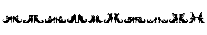 Witch shoe Font OTHER CHARS