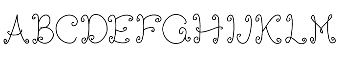 WitchGlyphs Font UPPERCASE