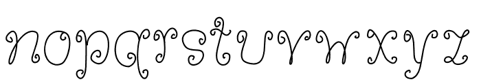 WitchGlyphs Font LOWERCASE