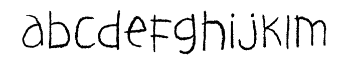 Witches Note Regular Font LOWERCASE