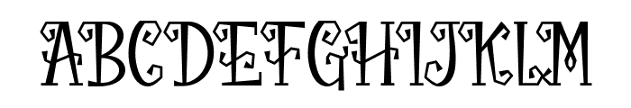 Witches Party Font LOWERCASE