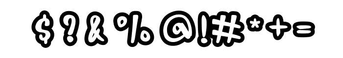 Witchink Bold Line Font OTHER CHARS