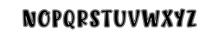 Witchink Outline Font UPPERCASE