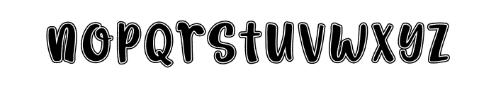 Witchink Outline Font LOWERCASE
