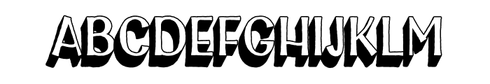Witchkin Shadoow Font UPPERCASE