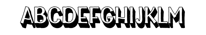 Witchkin Shadow Font UPPERCASE