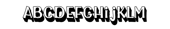 Witchkin Shadow Font LOWERCASE