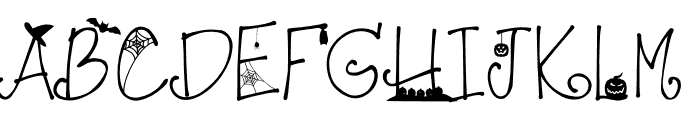 WitchsFont Font UPPERCASE