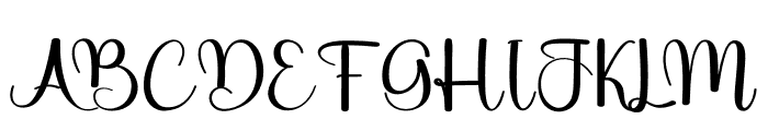 Witchy Font UPPERCASE