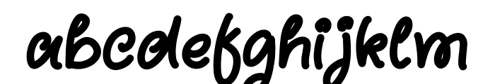 With Bomby Font LOWERCASE