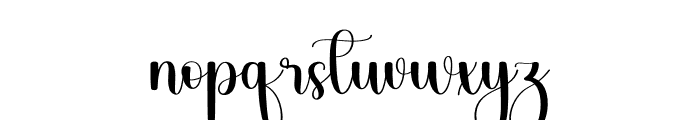 With Familly Font LOWERCASE