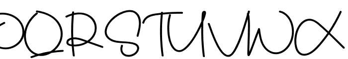 With Saturday Font UPPERCASE