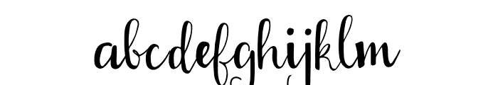 Withlove Font LOWERCASE