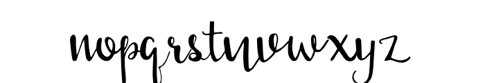 Withlove Font LOWERCASE