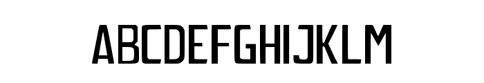 Without Legs Regular Font LOWERCASE