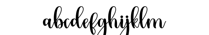 Withrose Font LOWERCASE