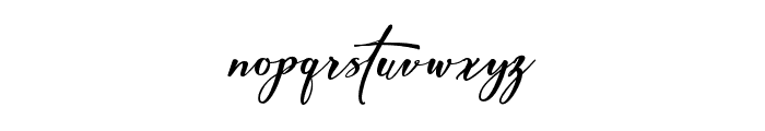 Witova Bold Font LOWERCASE