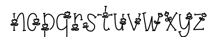 Wk blooming Branch Font LOWERCASE