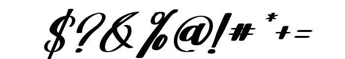 Wlaseeyo Italic Font OTHER CHARS