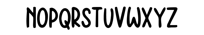 Wobble Regular Font UPPERCASE