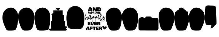 Wobblies Wedding DB FONT