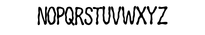 Wobbly Ink By Squeeb Cr Regular Font LOWERCASE