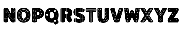 Wola Cute Font UPPERCASE