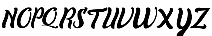 Wolfflines Bold Italic Font UPPERCASE