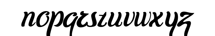 Wolfflines Bold Italic Font LOWERCASE
