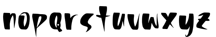 Wolfrash Font LOWERCASE