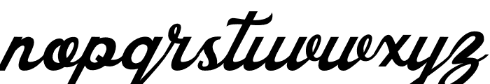 Wolter Script Font LOWERCASE