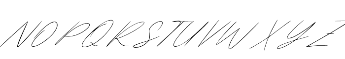 Wolvertton Signature Font UPPERCASE