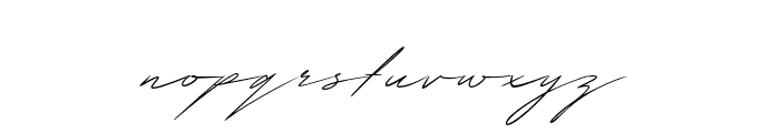Wolvertton Signature Font LOWERCASE