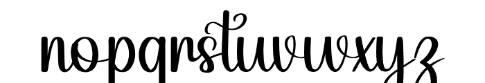 Woman Lucky Font LOWERCASE