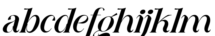 Women's Jewelry Italic Font LOWERCASE