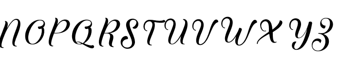 WomlyQueen Font UPPERCASE