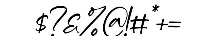 Wondelland Italic Font OTHER CHARS