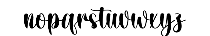 Wonder Gracefull Font LOWERCASE