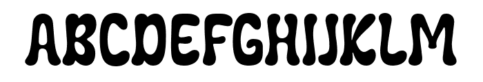 Wonder Groovy Font UPPERCASE