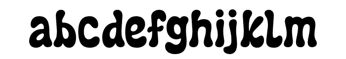 Wonder Groovy Font LOWERCASE