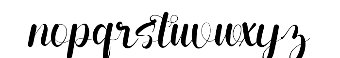 Wonderful Calligraph Font LOWERCASE