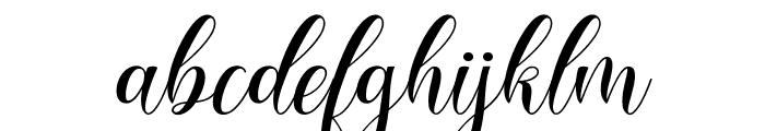 Wonderful Delight Font LOWERCASE